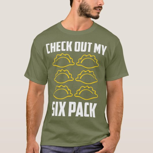 Pierogi 6 Pack Poland Culture for Poland T-shirt (Voorkant)