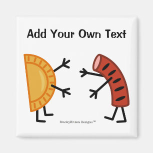 Pierogi en Kielbasa -  Magneet