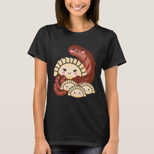 Pierogi en Kielbasa Polen Traditionele Food Pun P T-shirt