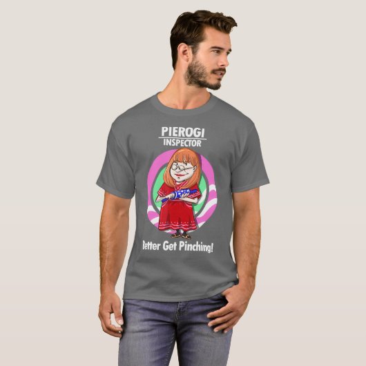 Pierogi Inspector T Funny Xmas Dinner Gift Kinder T-shirt (Voorkant volledig)