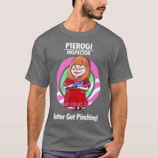 Pierogi Inspector T Funny Xmas Dinner Gift Kinder T-shirt (Voorkant)
