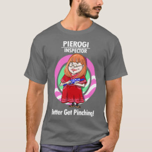 Pierogi Inspector T Funny Xmas Dinner Gift Kindere T-shirt