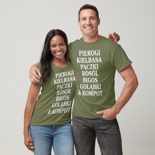 Pierogi Kielbasa Paczki Rosol T-shirt (Unisex)