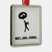 Pierogi Lover Metalen Ornament (Rechts)