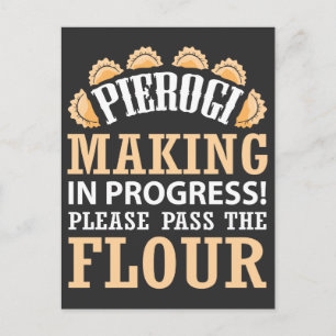 Pierogi Maker pools Foodie Poland Food Briefkaart