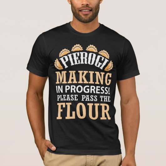 Pierogi Maker pools Foodie Poland Food T-shirt (Voorkant)