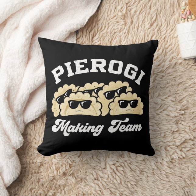 Pierogi Making Team Pierogi Maker Eten Pools Kussen (Deken)
