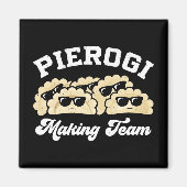 Pierogi Making Team Pierogi Maker Eten Pools Magneet (Voorkant)
