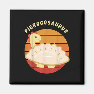 Pierogi Polish Pierogosaurus Poland Dumplings Pier Magneet