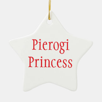 Pierogi Princess - Vrolijk Kerstfeest 2024 Keramisch Ornament