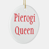 "Pierogi Queen - Merry Christmas 2024" Ornament (Rechts)