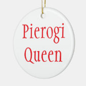 "Pierogi Queen - Merry Christmas 2024" Ornament (Links)