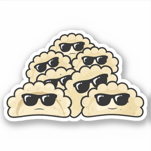 Pierogi Squad, Pierogi Lover, Pierogies Pools Sticker (Voorkant)
