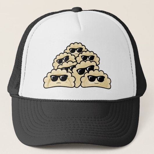 Pierogi Squad, Pierogi Lover, Pierogies Pools Trucker Pet (Voorkant)