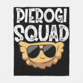 Pierogi Squad Poolse Food Poland Funny Fleece Deken (Voorkant)