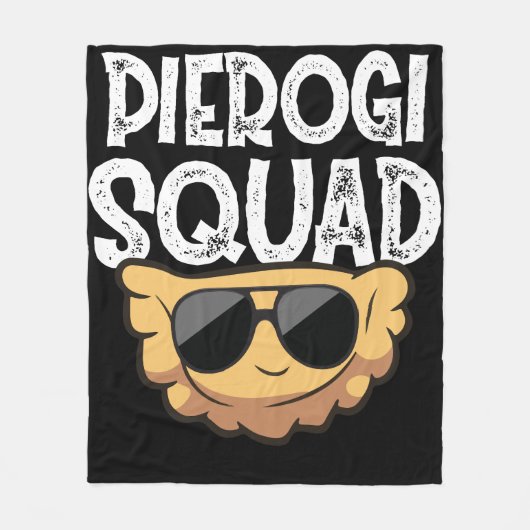 Pierogi Squad Poolse Food Poland Funny Fleece Deken (Voorkant)