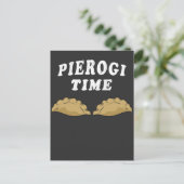 Pierogi Time Pierogi Makers Gift Poland Foodie Briefkaart (Staand voorkant)