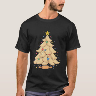 Pierogi Tree Polish Christmas Food Funny T-shirt M