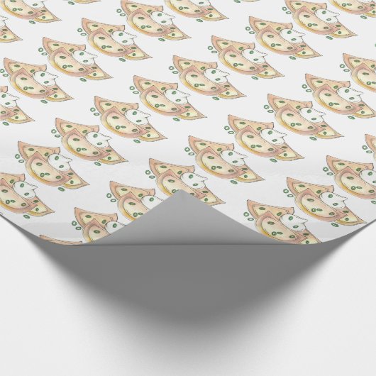 Pierogies Poland Cuisine Potato Dumplings Foodie Cadeaupapier (Hoek)