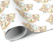 Pierogies Poland Cuisine Potato Dumplings Foodie Cadeaupapier (Rol Hoek)