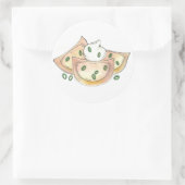 Pierogies Poland Cuisine Potato Dumplings Foodie Ronde Sticker (Tas)