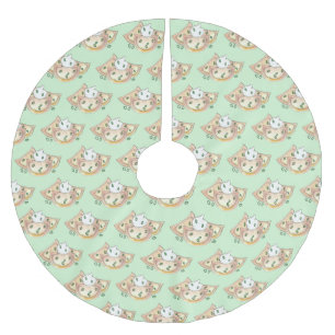 Pierogies Potato Dumplings Pools voedsel Kerstboom Rok