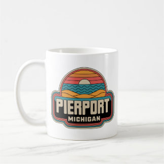 Pierport 70s Retro Michigan Vintage Koffiemok