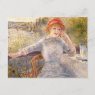 Pierre A Renoir A. Fournaise in de Grenouillere Briefkaart