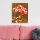 Pierre A Renoir | Anemonen Canvas Afdruk (Insitu (Woonkamer))