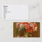 Pierre A Renoir | Anemonen Visitekaartje (Voorkant / Achterkant)
