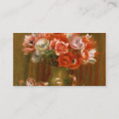 Pierre A Renoir | Anemonen Visitekaartje (Achterkant)