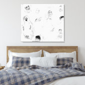 Pierre A Renoir | Arabieren Canvas Afdruk (Insitu (Slaapkamer))