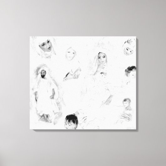 Pierre A Renoir | Arabieren Canvas Afdruk (Voorkant)