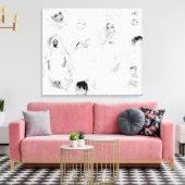 Pierre A Renoir | Arabieren Canvas Afdruk (Insitu (Woonkamer))