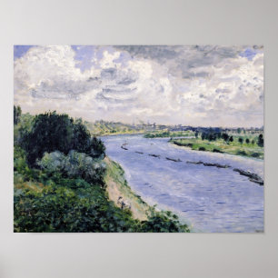 Pierre A Renoir   Barges op de zegen Poster