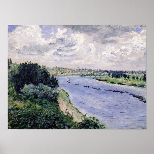 Pierre A Renoir | Barges op de zegen Poster (Voorkant)