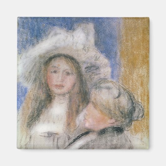 Pierre A Renoir | Berthe Morisot en haar dochter Magneet (Voorkant)