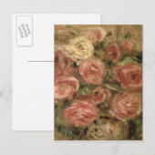 Pierre A Renoir | Bloemen Briefkaart (Voorkant / Achterkant)