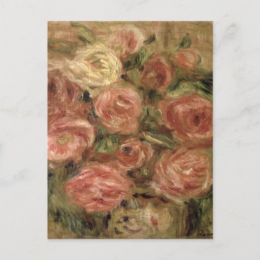 Pierre A Renoir | Bloemen Briefkaart (Voorkant)