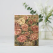 Pierre A Renoir | Bloemen Briefkaart (Staand voorkant)