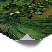 Pierre A Renoir | Bloemen in een Greenhouse Poster (Hoek)