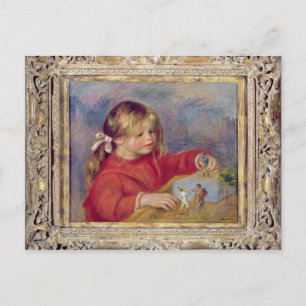 Pierre A Renoir   Claude Renoir in Play Briefkaart