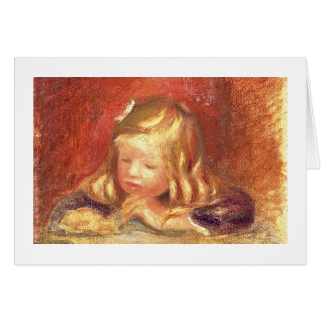 Pierre A Renoir | Coco bij de tabel  (Voorkant Horizontaal)