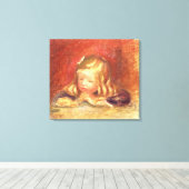 Pierre A Renoir | Coco bij de tabel Canvas Afdruk (Insitu (Houten vloer))