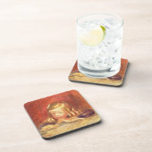 Pierre A Renoir | Coco bij de tabel  Drankjes Onderzetter (Rechterzijde)
