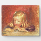 Pierre A Renoir | Coco bij de tabel Fotoplaat (Voorkant)