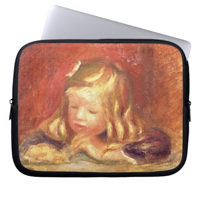 Pierre A Renoir | Coco bij de tabel  Laptop Sleeve (Voorkant)