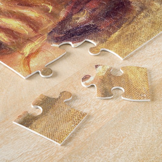 Pierre A Renoir | Coco bij de tabel  Legpuzzel (Zijkant)