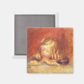 Pierre A Renoir | Coco bij de tabel Magneet (Voorkant / Achterkant)
