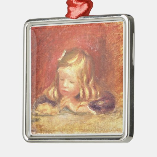 Pierre A Renoir | Coco bij de tabel  Metalen Ornament (Links)